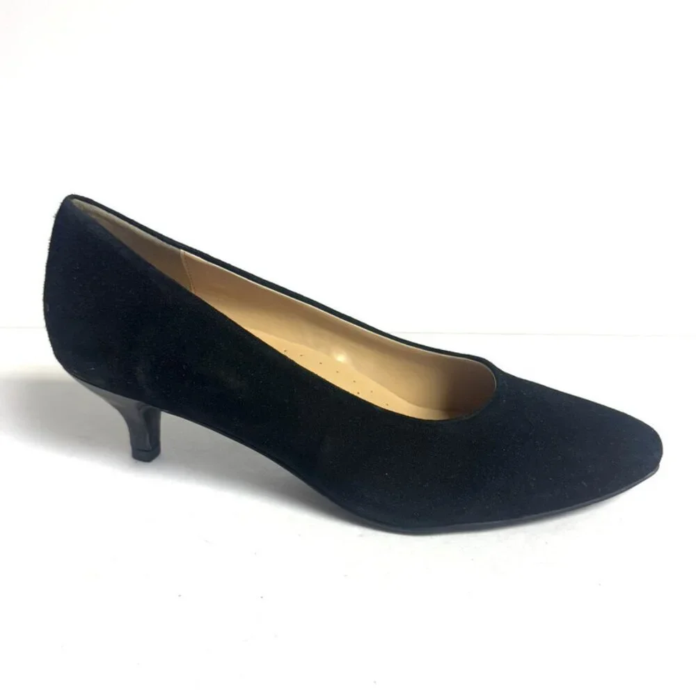 Trotters Womens Kiera Pump Heel Black Size 10.5 M